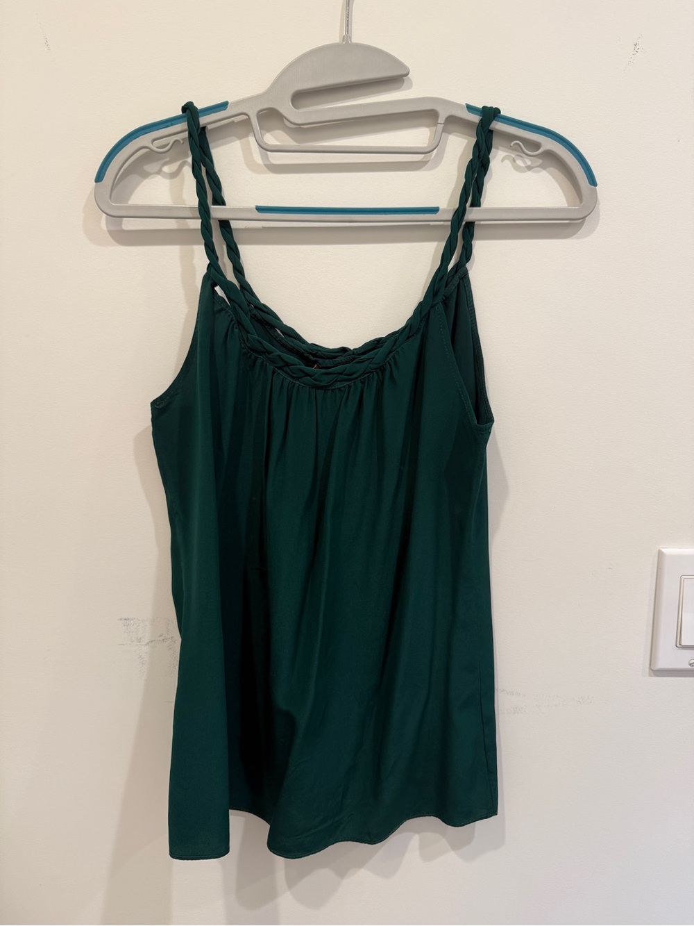 Rory Beca Silk Green Tank Top